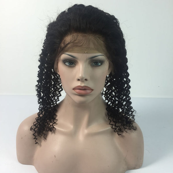 Mongolian Curl 360  Lace Frontal